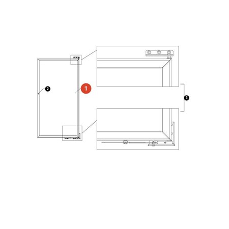 Follett Kit, Rh Non Htd Door 00939884
